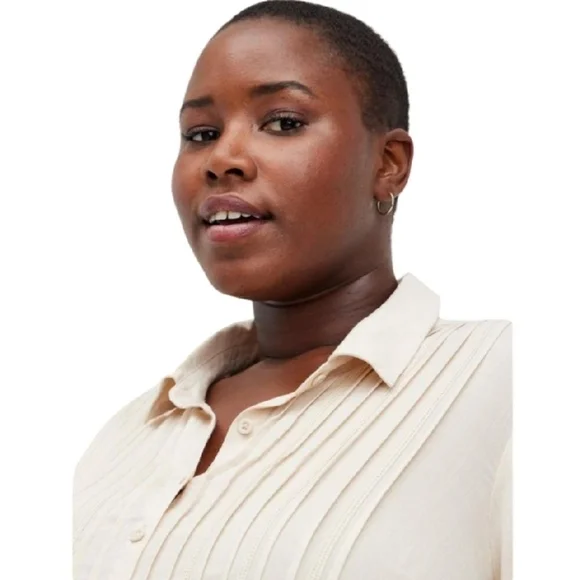 Torrid Lace Trim Tunic Top in Light Beige/Cream - Sz 1X Open To Offers - Picture 4 of 11